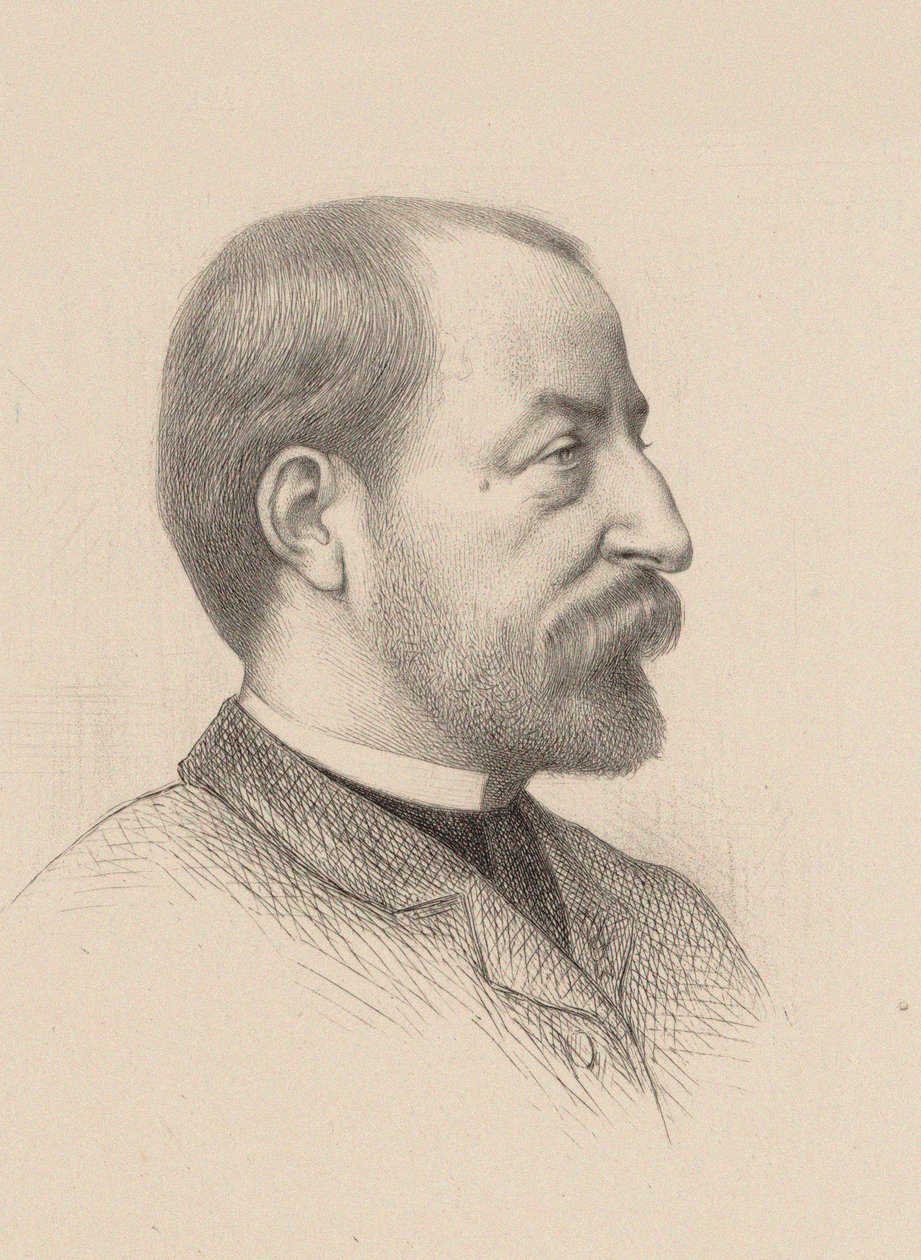 Besteci Camille Saint-Saëns'in portresi 1835-1921, 1884. by Gustave Clarence Rodolphe Boulanger