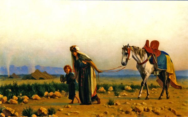 Geri dönüş by Gustave Clarence Rodolphe Boulanger