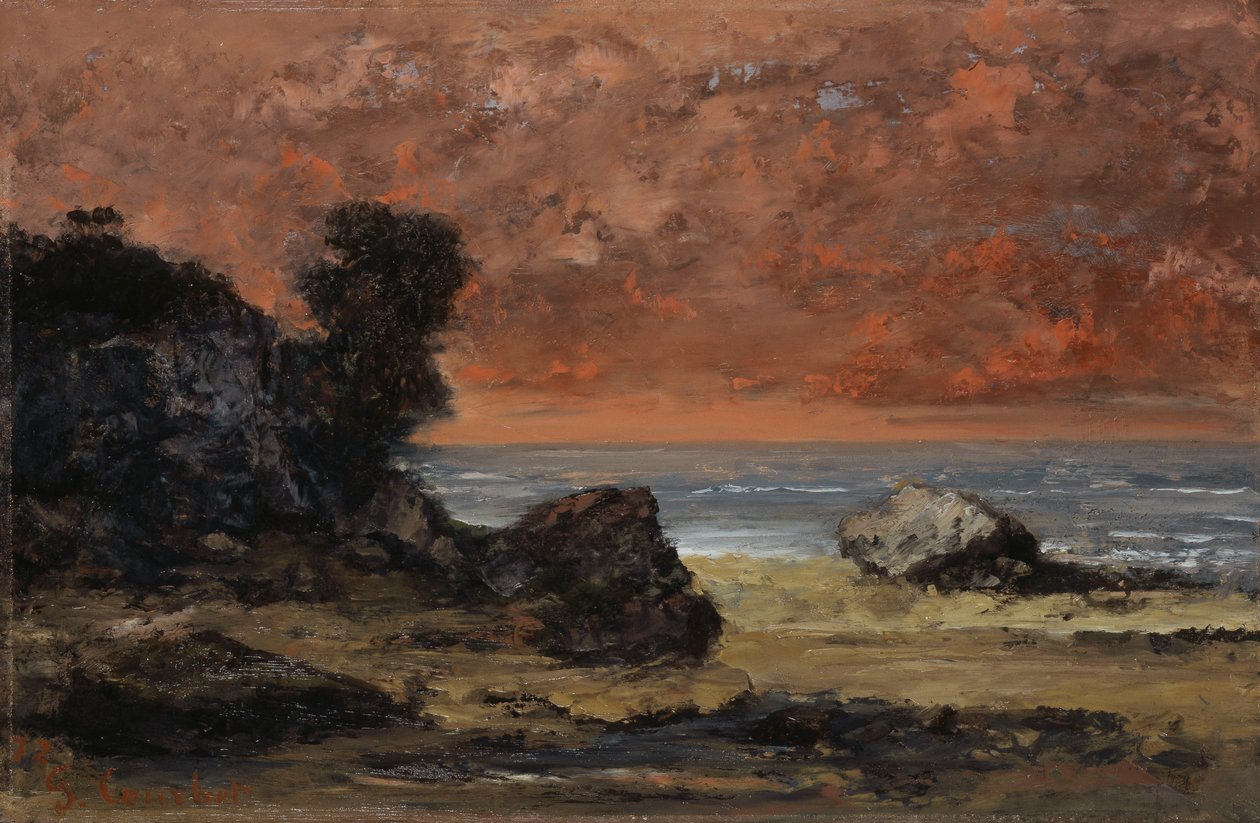 Fırtınadan Sonra, 1872 by Gustave Courbet
