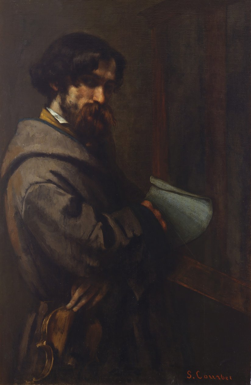 Alphonse Promayet 1822-1872, 1851. by Gustave Courbet