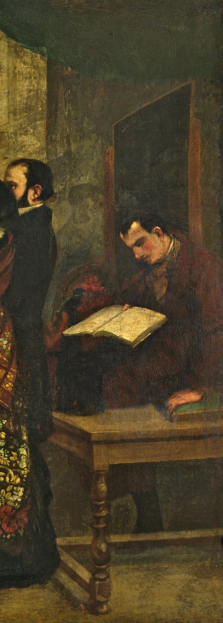 Baudelaire bir kitap okuyor, 
