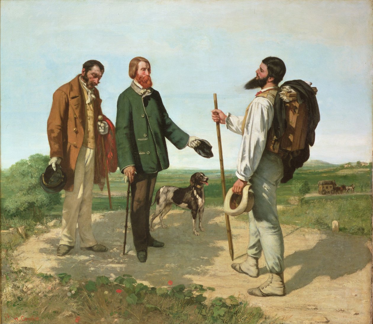 Merhaba, Bay Courbet by Gustave Courbet