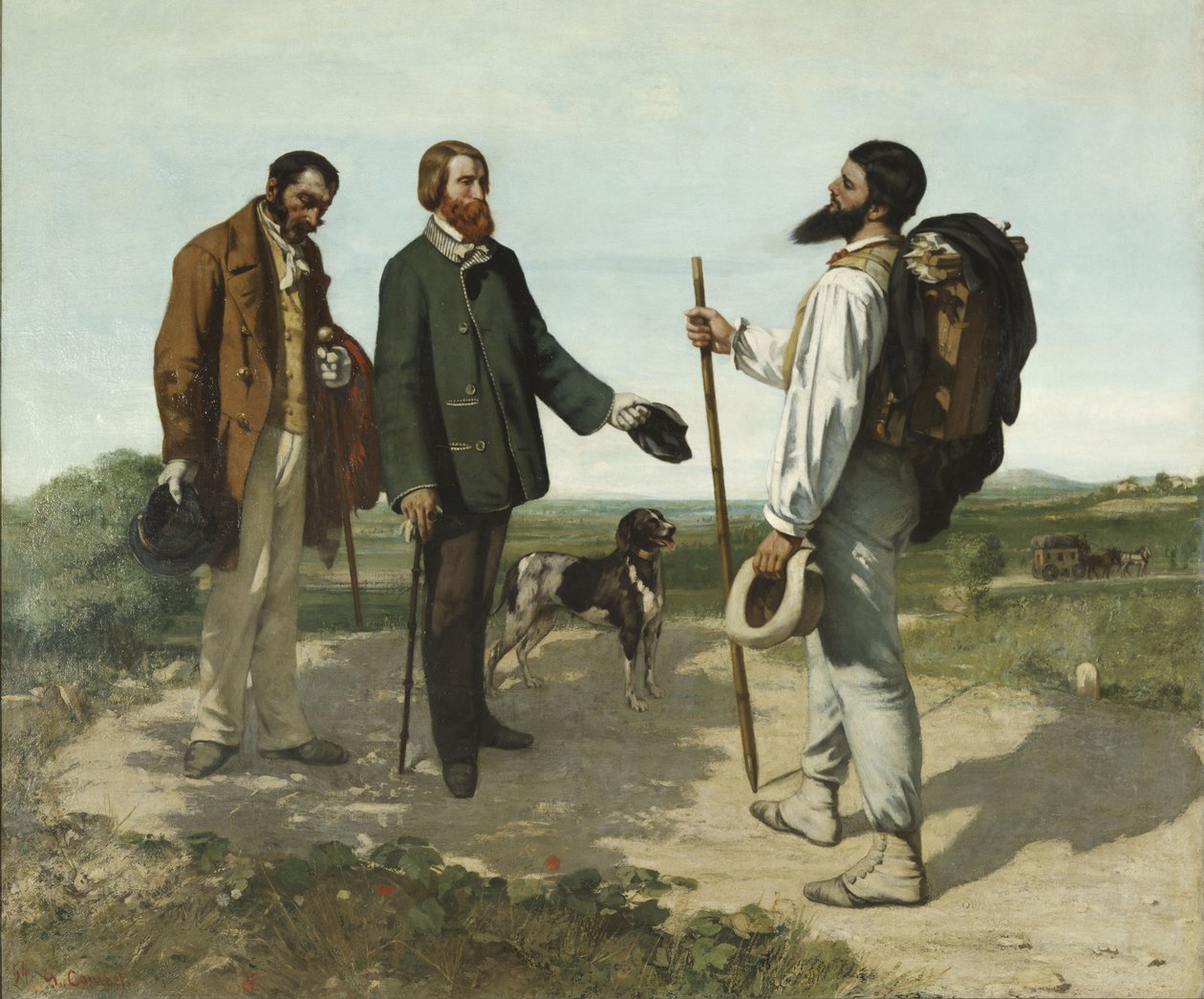 Merhaba, Bay Courbet by Gustave Courbet