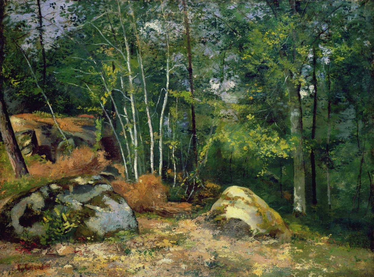 Matkap Köşesi by Gustave Courbet