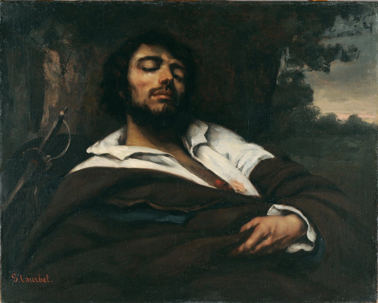 Yaralı by Gustave Courbet