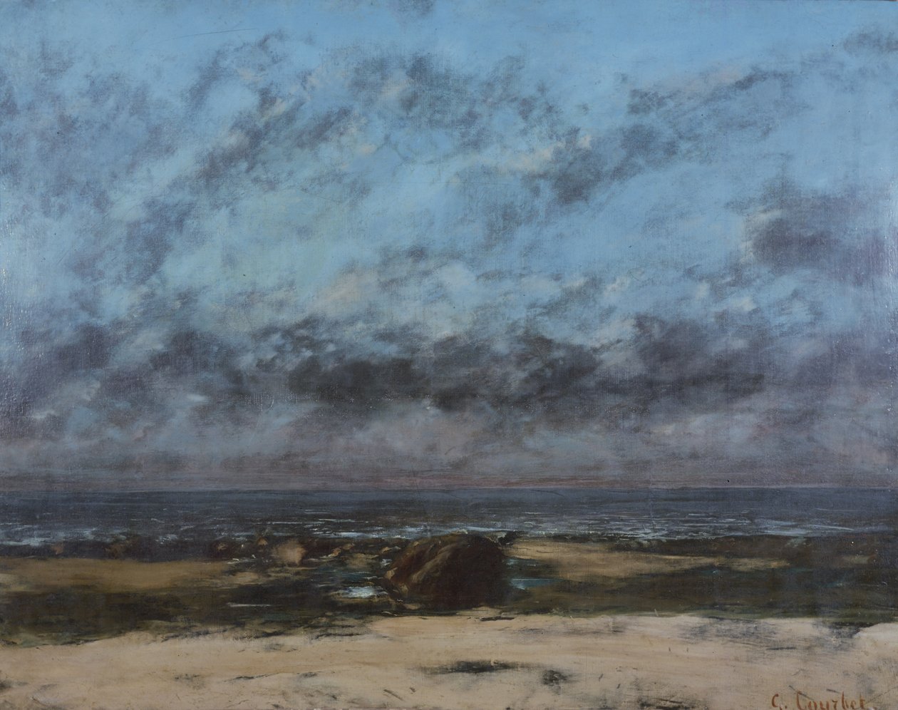 Sonsuzluk (tuval üzerine yağlı boya) by Gustave Courbet