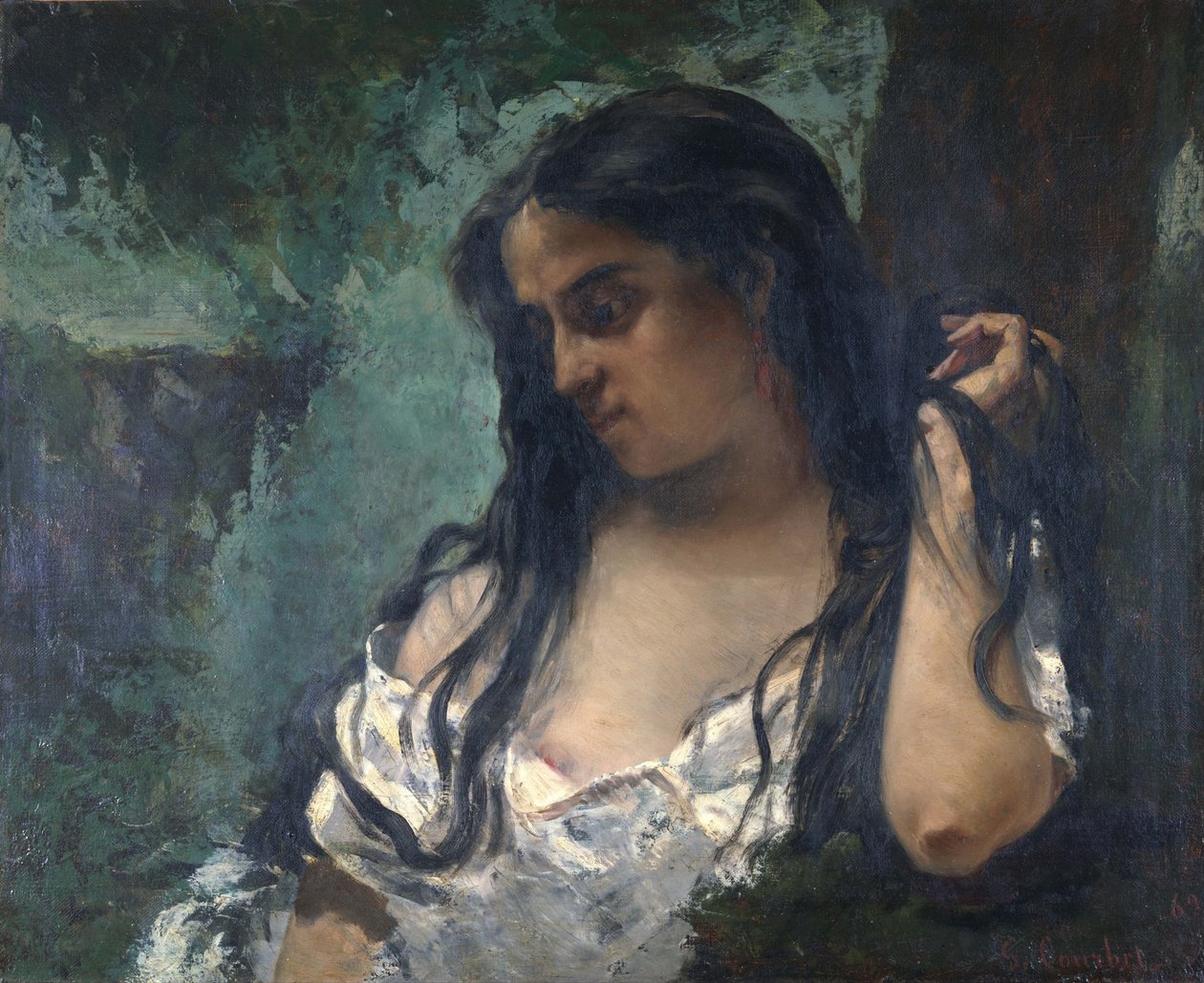 Çingene Yansıması by Gustave Courbet