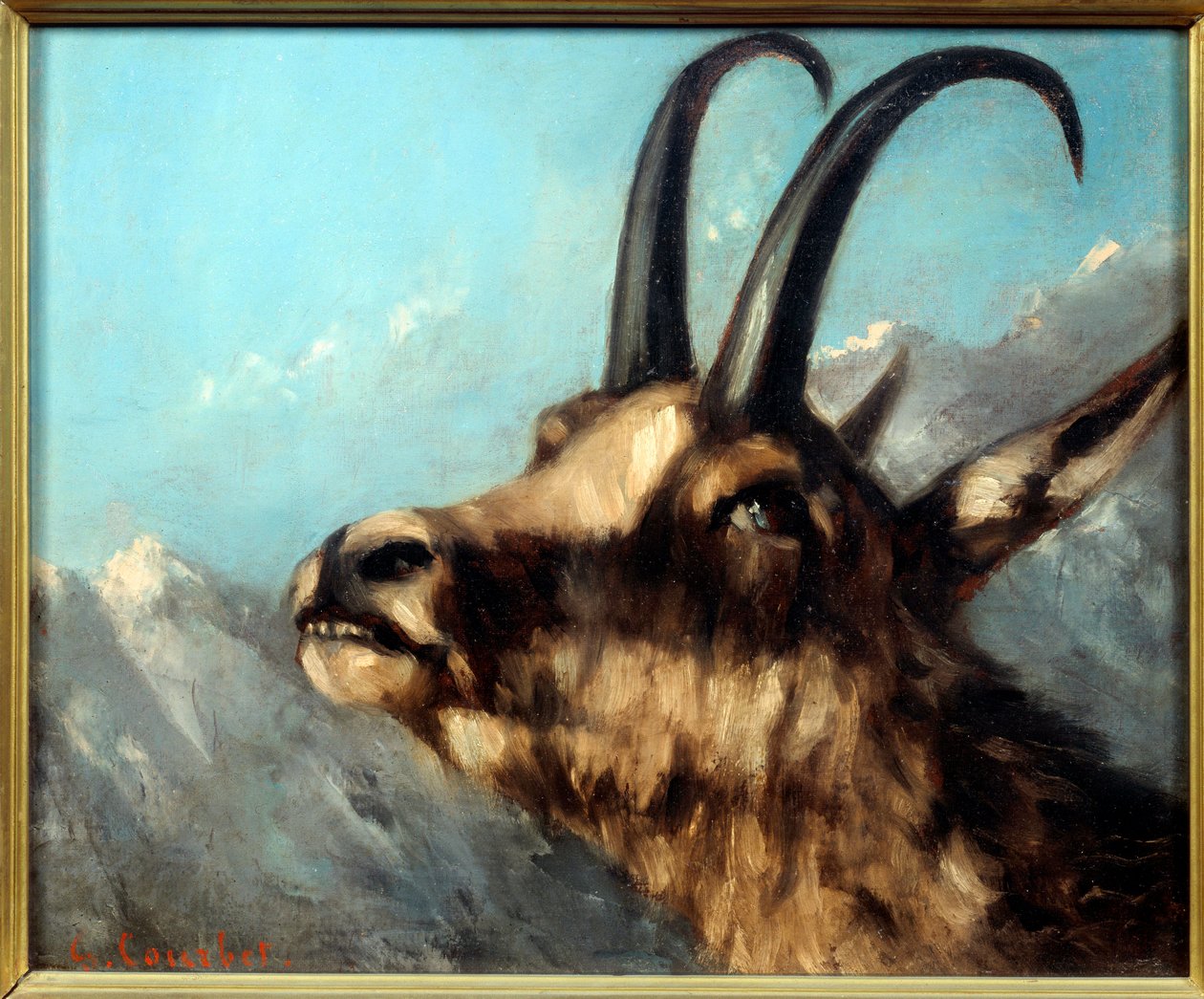 Gustave Courbet tarafından Chamois