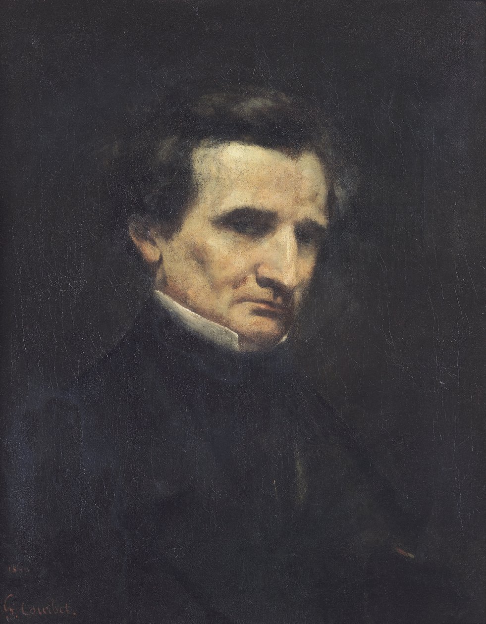 Hector Berlioz (1803-69) 1850 by Gustave Courbet