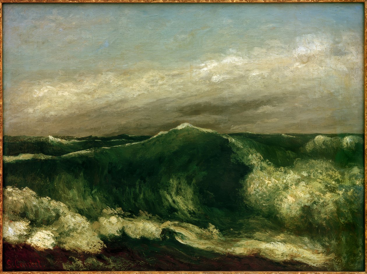 dalga by Gustave Courbet