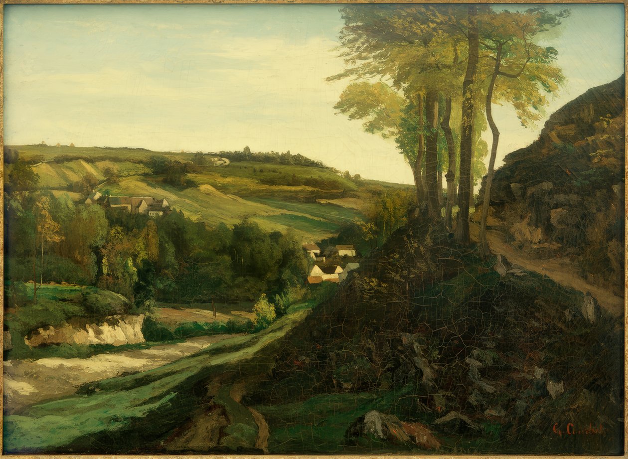 Ornans Vadisi by Gustave Courbet