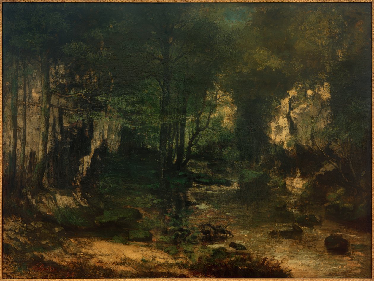 Ruisseau du Puits-Noir, Loue vadisi by Gustave Courbet