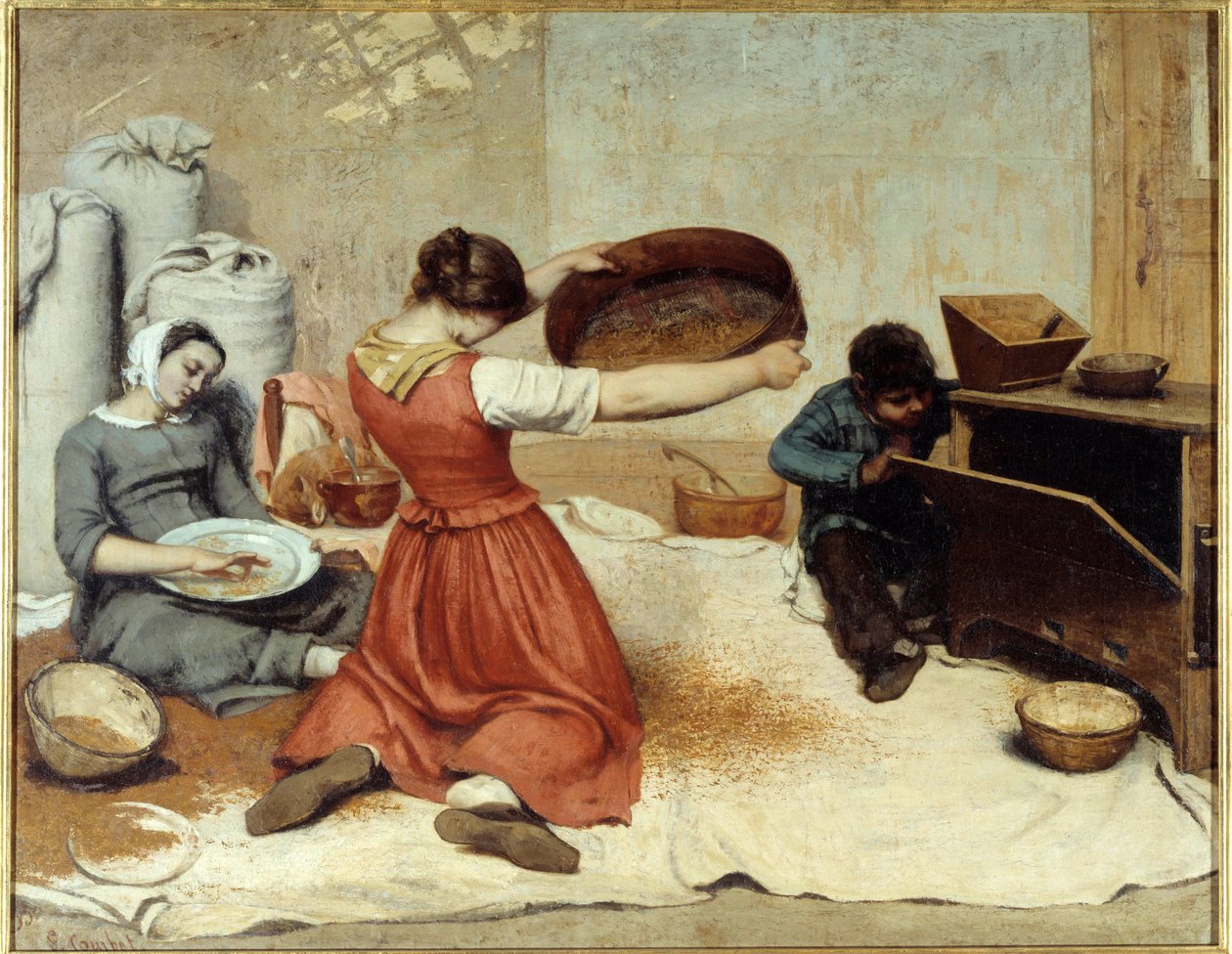 Gustave Courbet (1819-1877) 1854 Boyut 1.31 x 1.67 m Nantes, Güzel Sanatlar Müzesi by Gustave Courbet