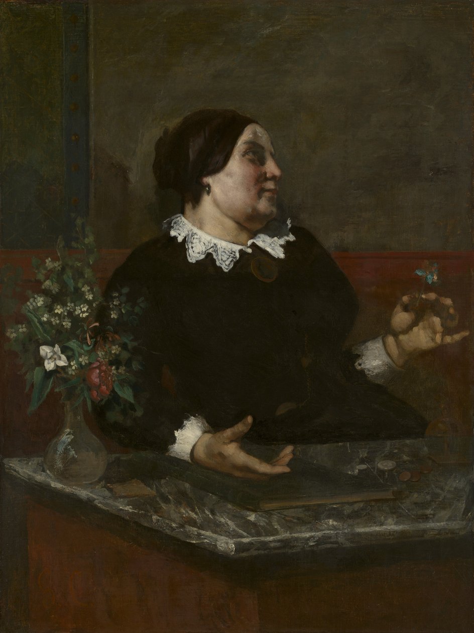 Anne Grégoire, 1855 ve 1857-59 by Gustave Courbet