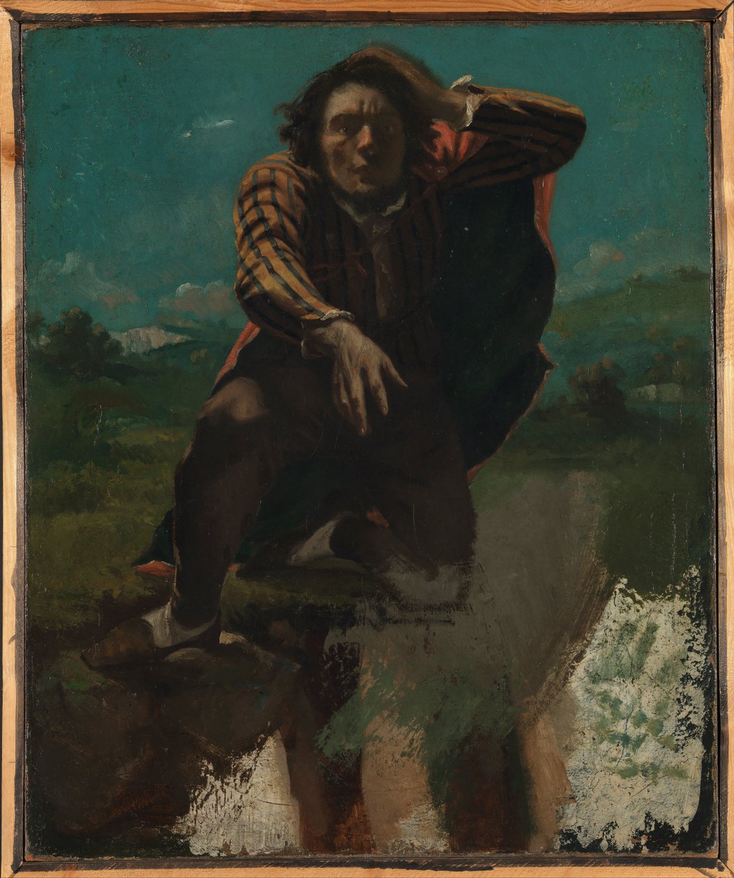Uçurumun kenarında by Gustave Courbet