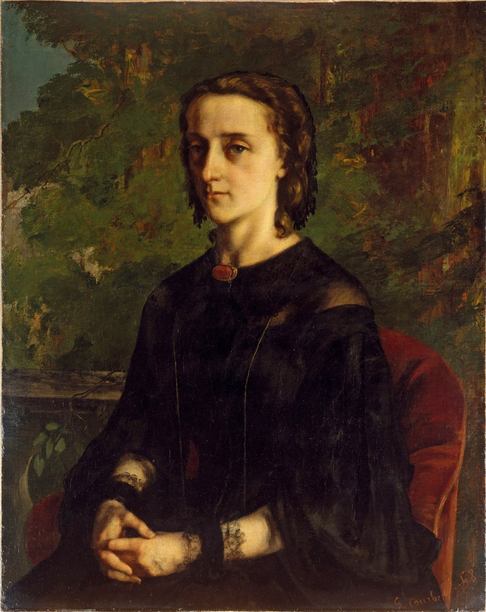 Mme de Brayer veya Polonya Sürgününün Portresi, 1858, Gustave Courbet (1819-1877) by Gustave Courbet