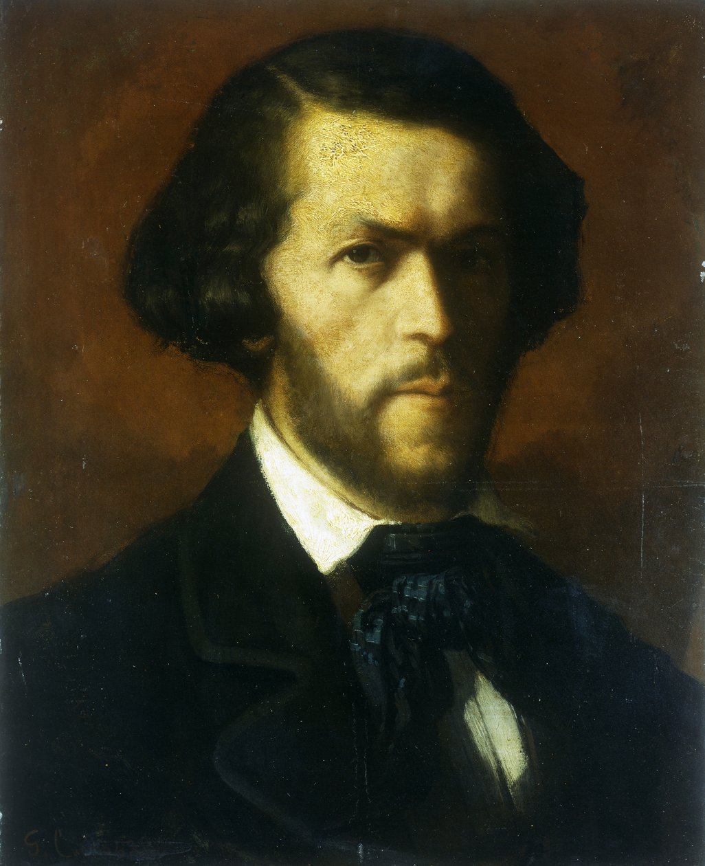 Bir Beyefendinin Portresi by Gustave Courbet