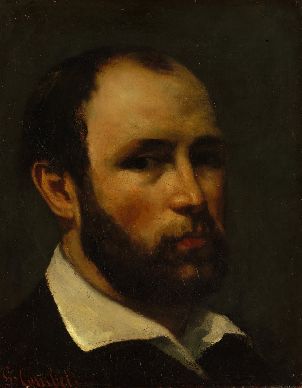 Bir Adamın Portresi, muhtemelen M.Ö. 1862. by Gustave Courbet