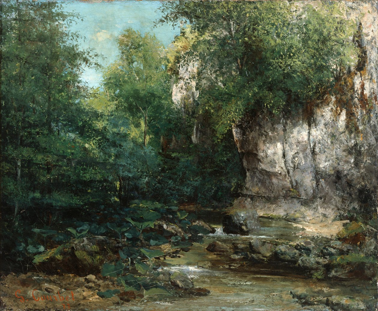 Bir Çayın Kıyıları, 1873 by Gustave Courbet