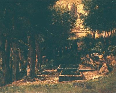 Çeşme by Gustave Courbet
