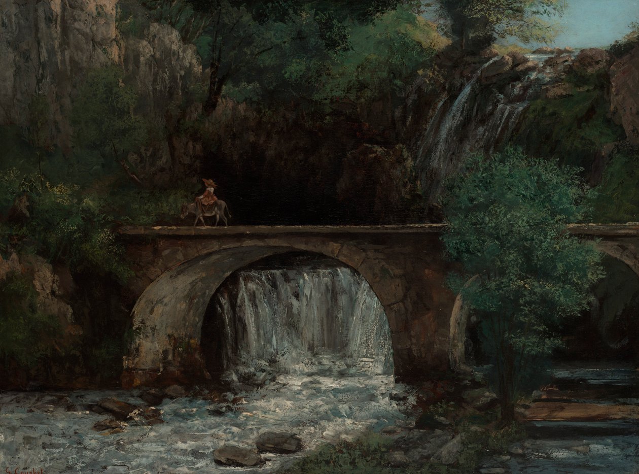 Büyük Köprü by Gustave Courbet