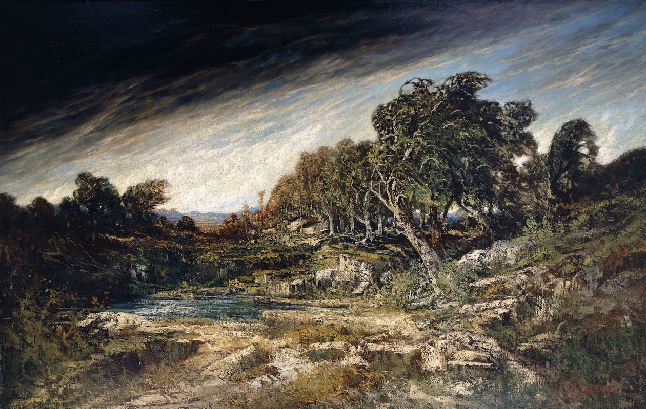Rüzgar Rüzgarı, c.1855 by Gustave Courbet
