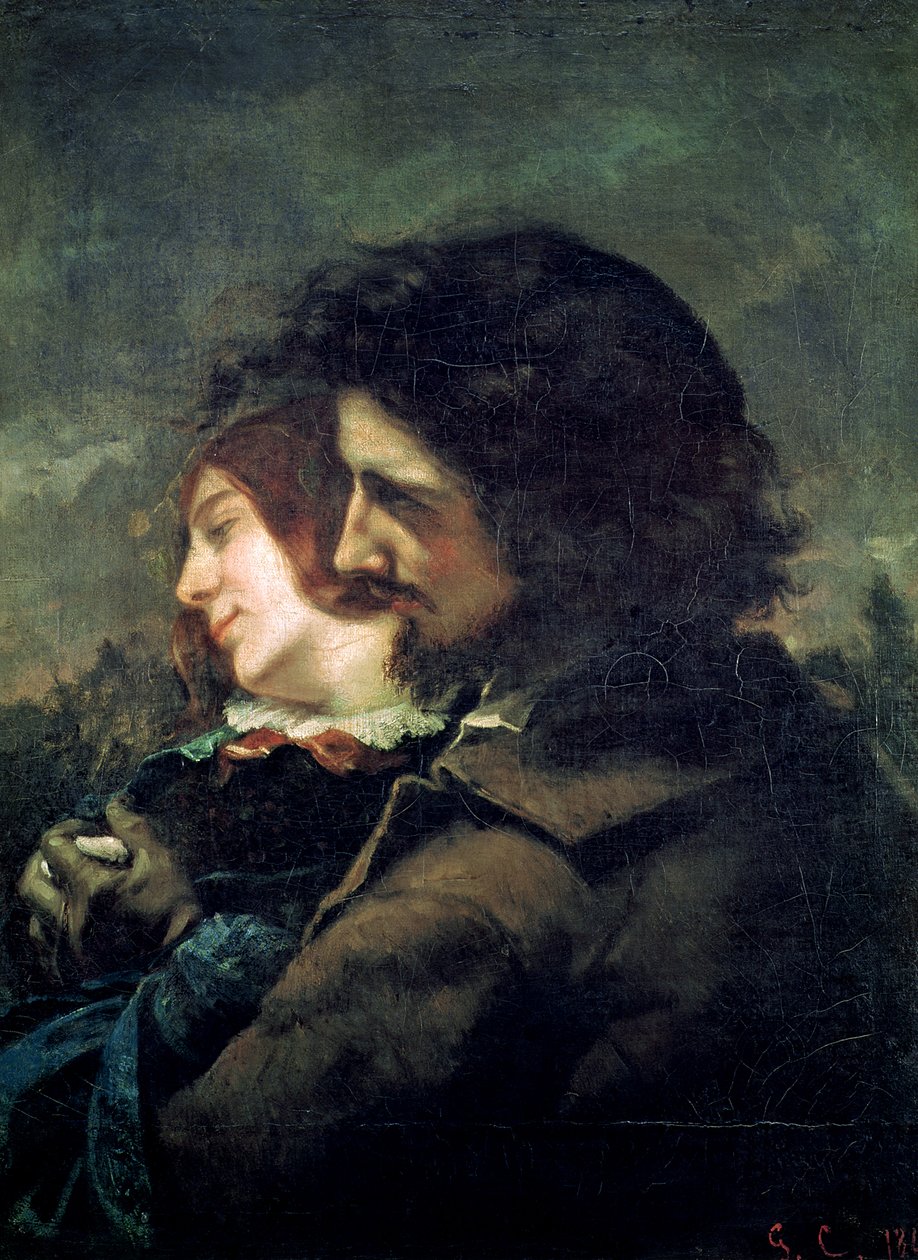 Mutlu Aşıklar, 1844 by Gustave Courbet