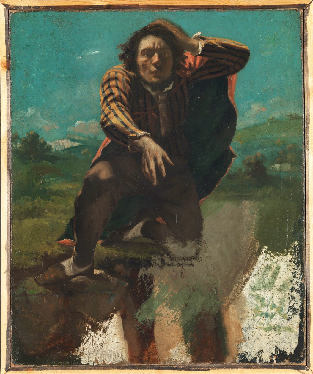 Korkulu Deli Adam, 1844 dolayları (tuval üzerine yağlı boya) by Gustave Courbet