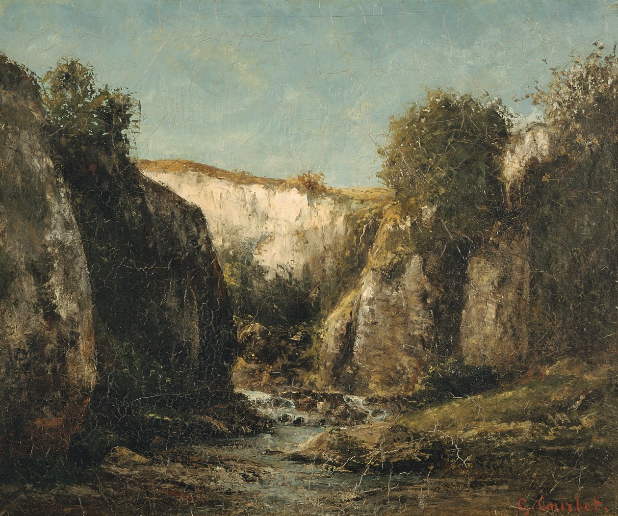 Şüphelerin Kaynağı, 1871 by Gustave Courbet