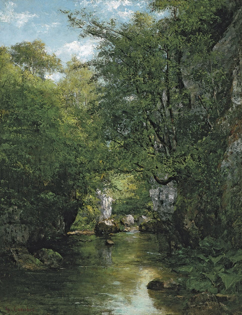 Akış by Gustave Courbet