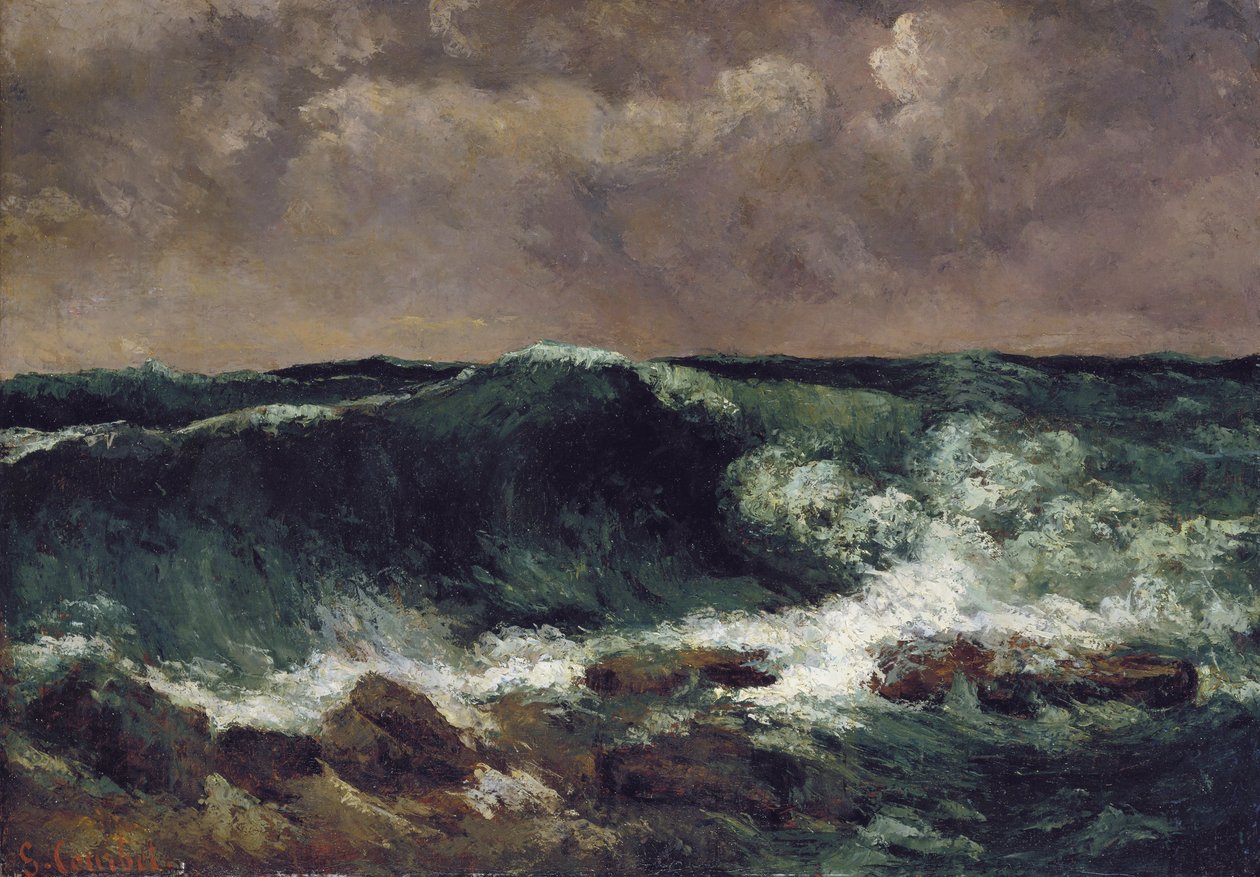 Dalga by Gustave Courbet