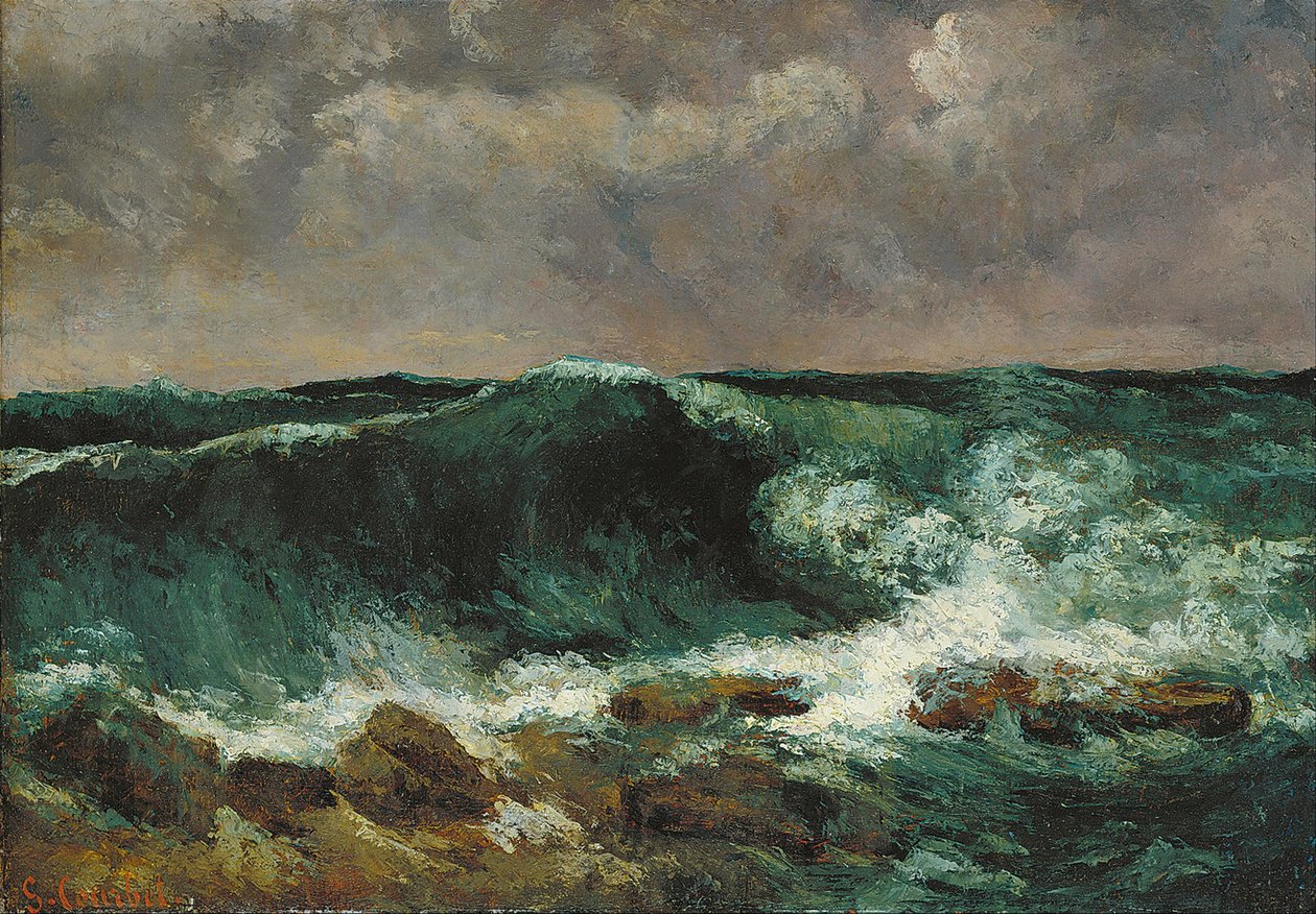 dalga by Gustave Courbet