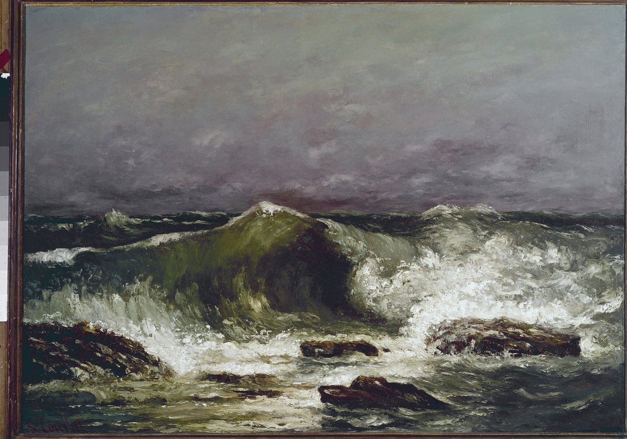Dalga Boyama Gustave Courbet tarafından by Gustave Courbet
