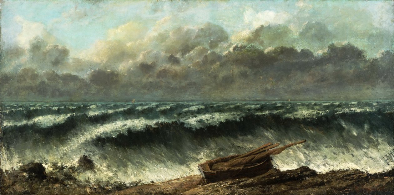 Dalgalar by Gustave Courbet