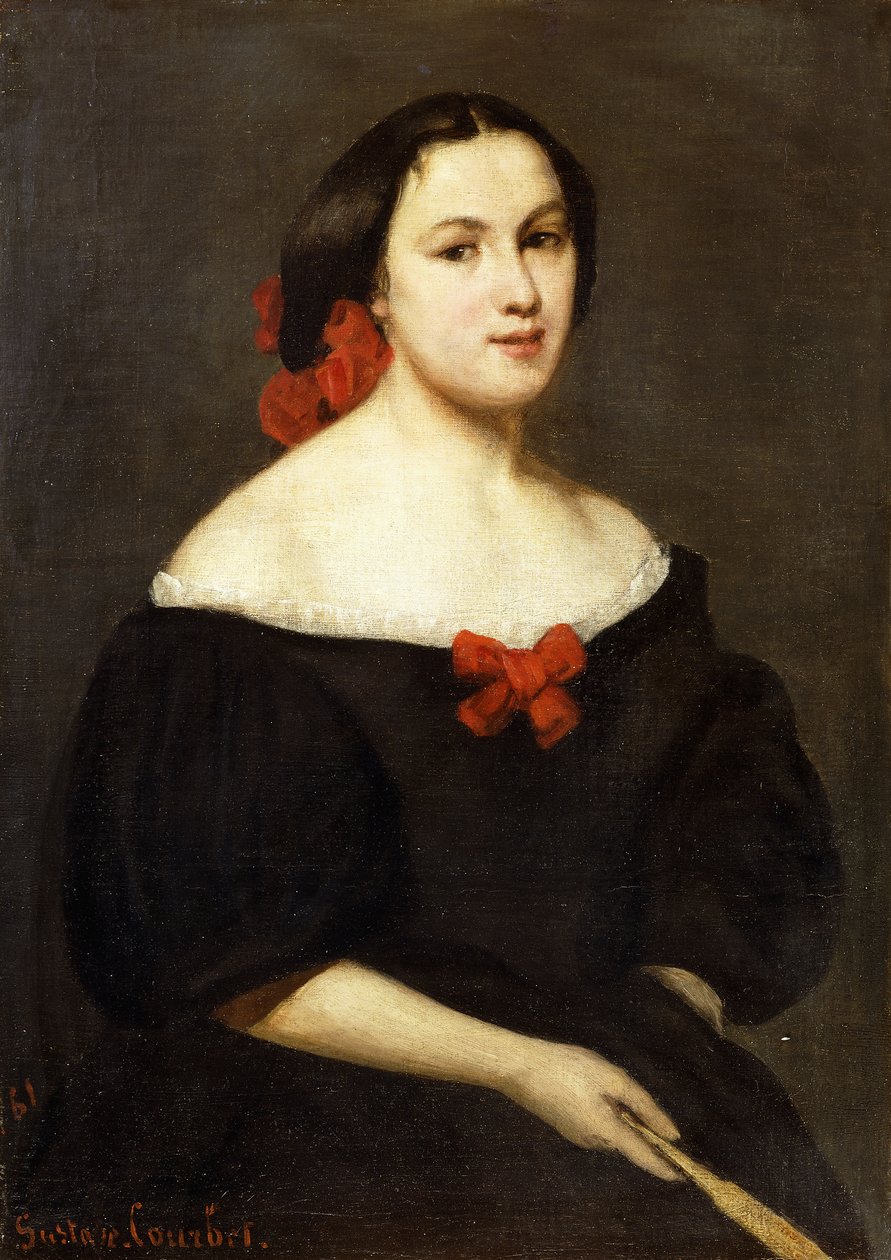 Hayranı Olan Kadın; Femme bir L"Eventtail, 1861 by Gustave Courbet