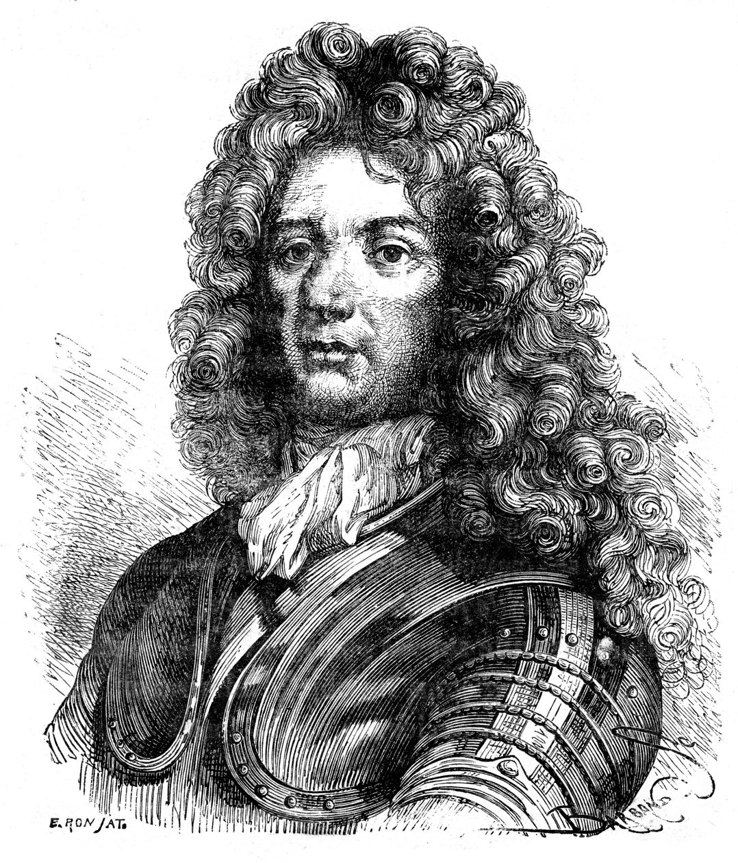Sebastien le Prestre de Vauban, Fransız askeri mühendis, 1898 by Gustave Demoulin