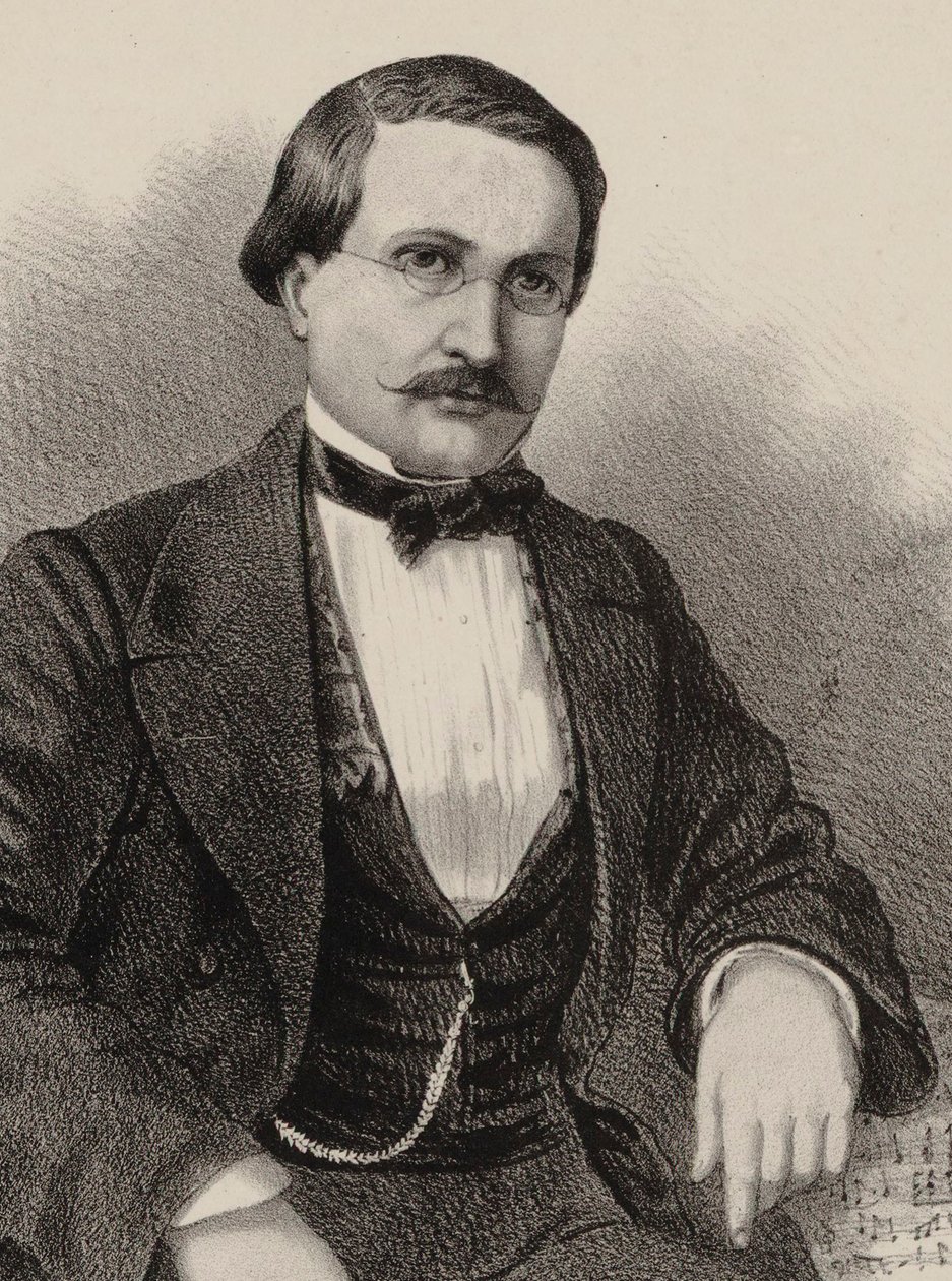 Besteci Antony Lamotte 1819-1912, 1855-1859 portresi. by Gustave Donjean
