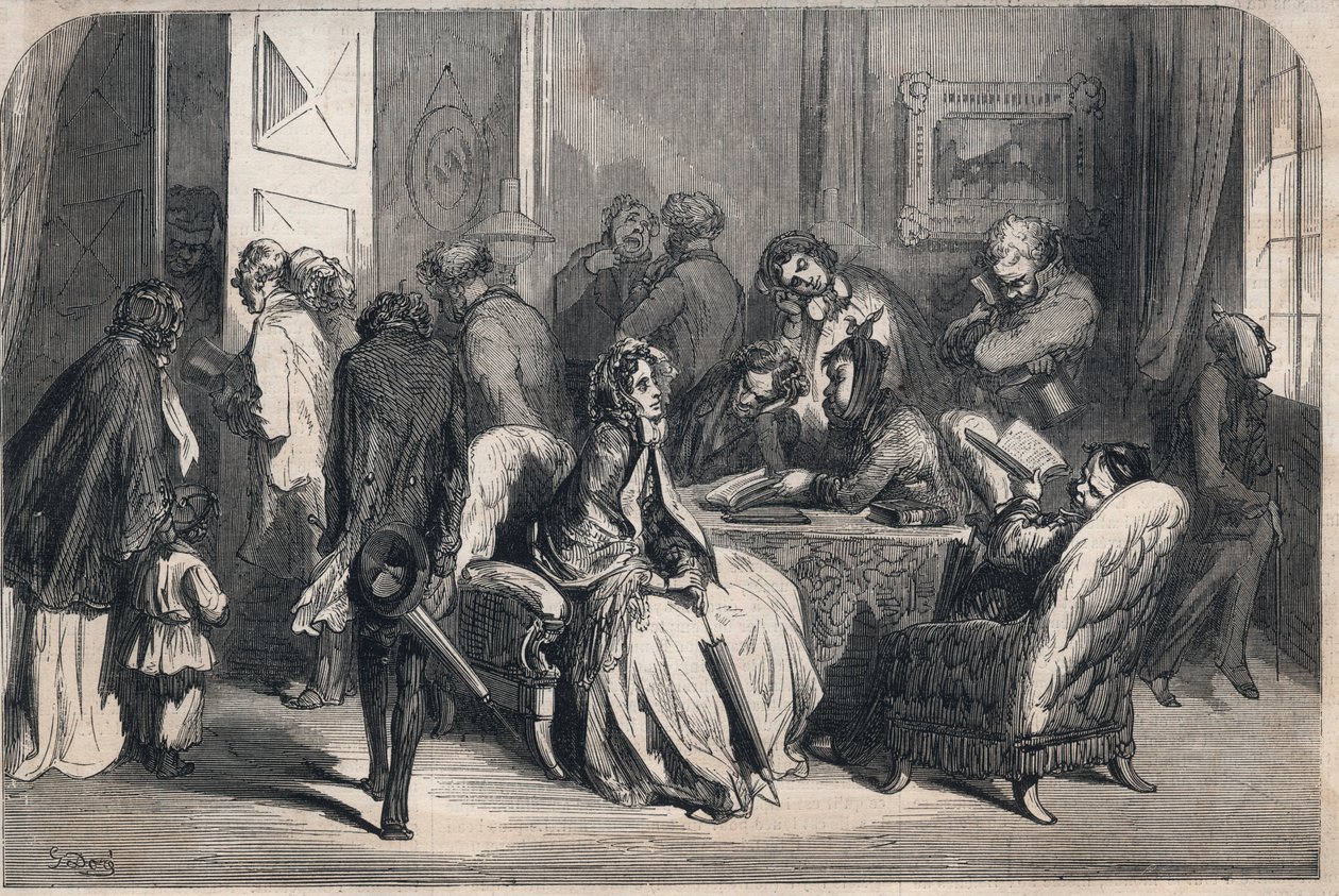 Dişçi odası. Gustave Dore