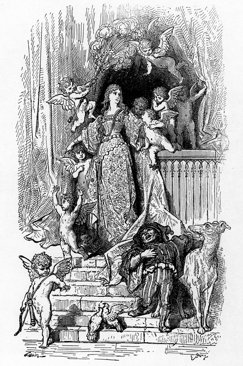 Alcina görkemiyle by Gustave Dore