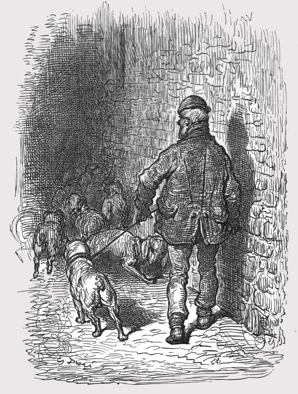 "Boğa Köpekleri", 1872. by Gustave Dore