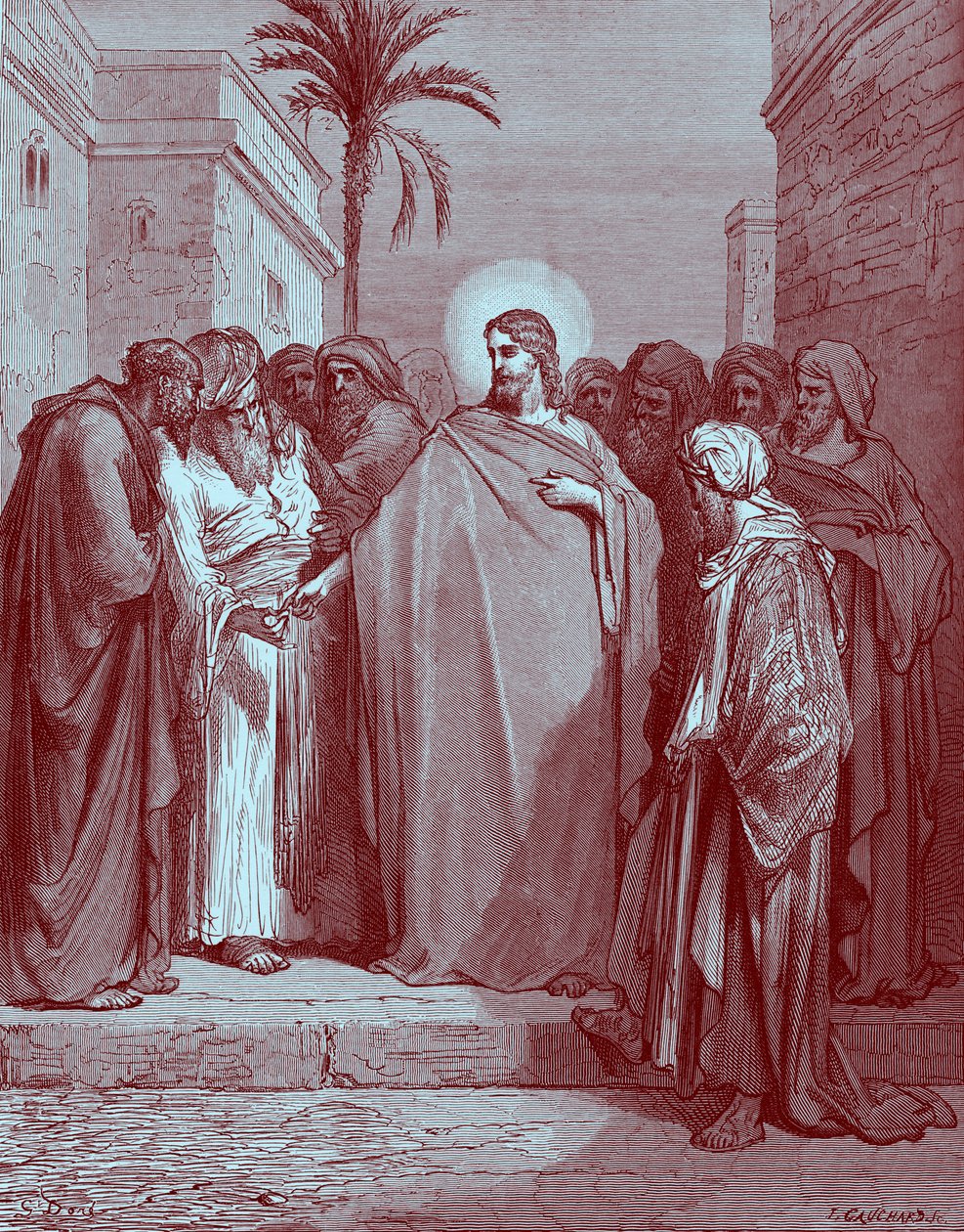 Mesih ve Haraç Parası - İncil by Gustave Dore