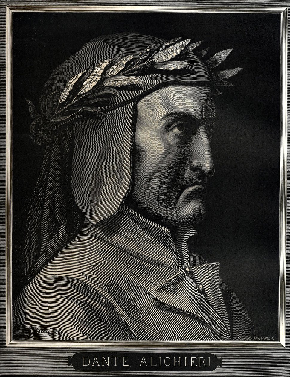 Dante Alighieri 1265-1321, 1860 by Gustave Dore