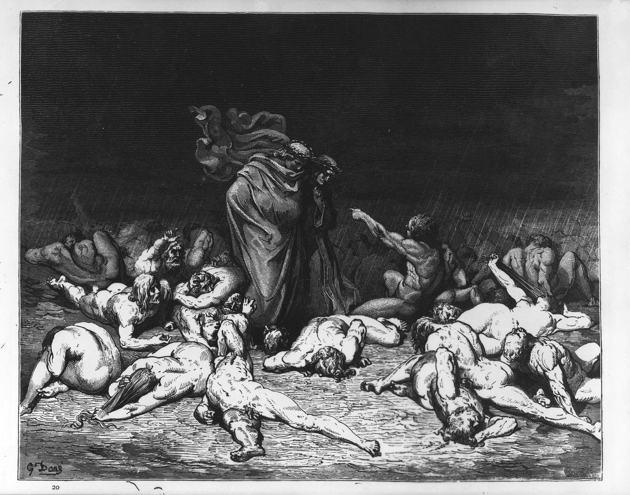 Dante ve Virgil Cehennemde, 