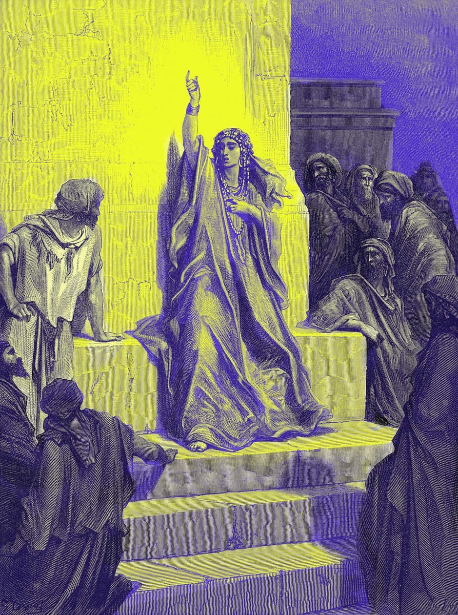 Deborahs zafer şarkısı - İncil by Gustave Dore