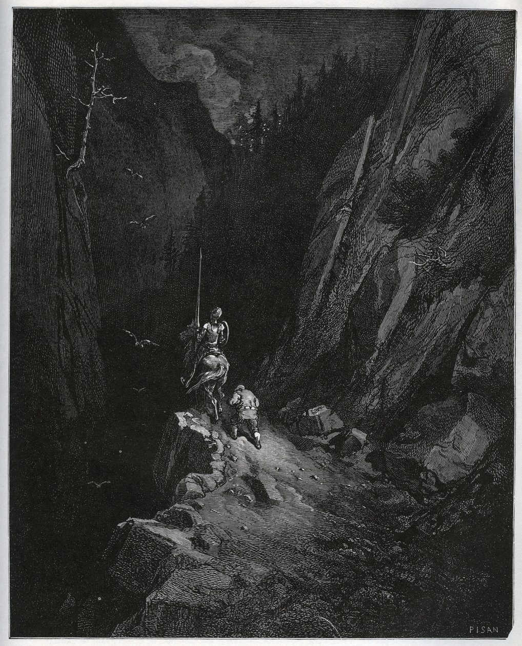Don Kişot ve Sancho Panza Sierra Morena