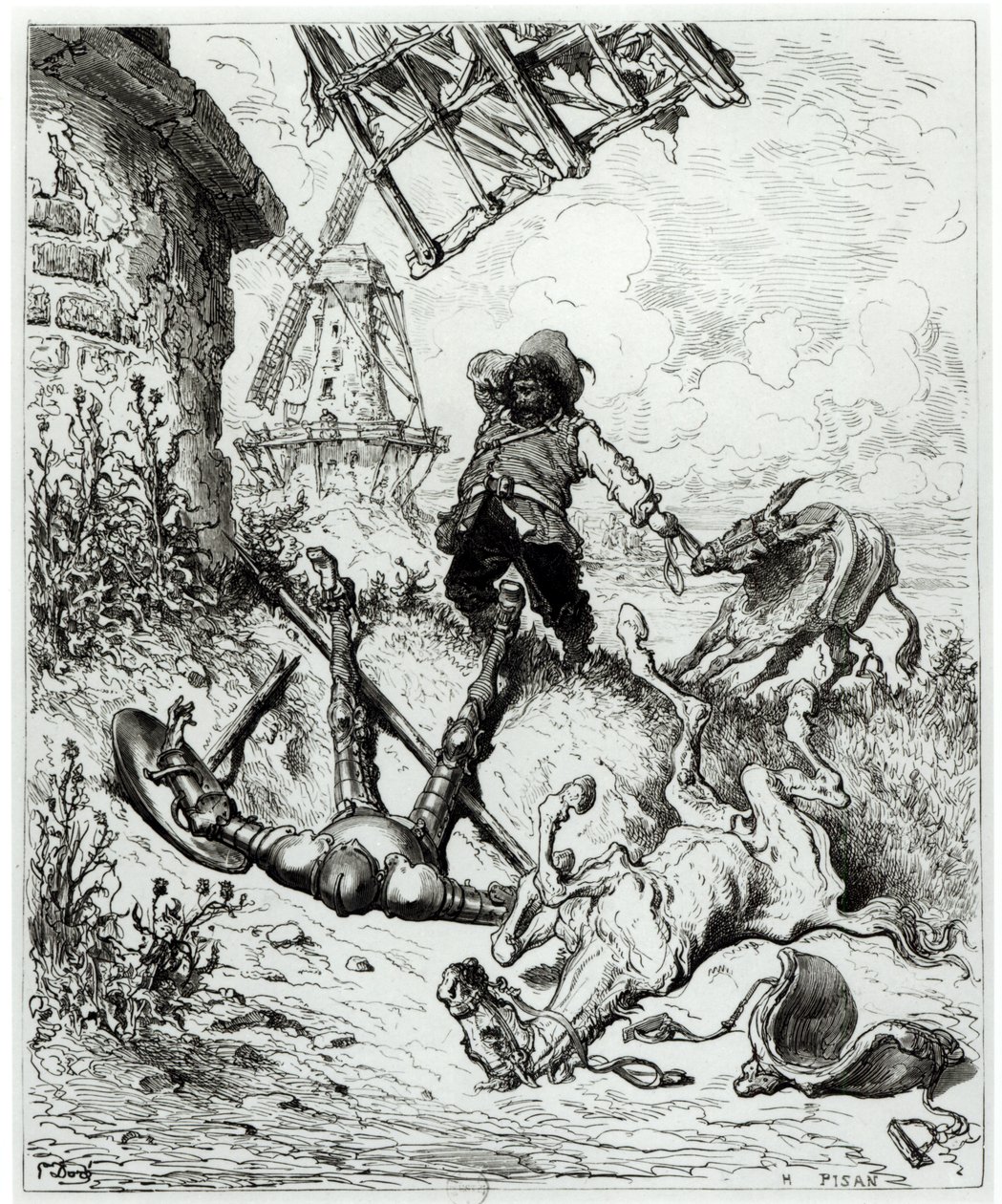 Don Kişot ve Yel Değirmenleri, Miguel Cervantes