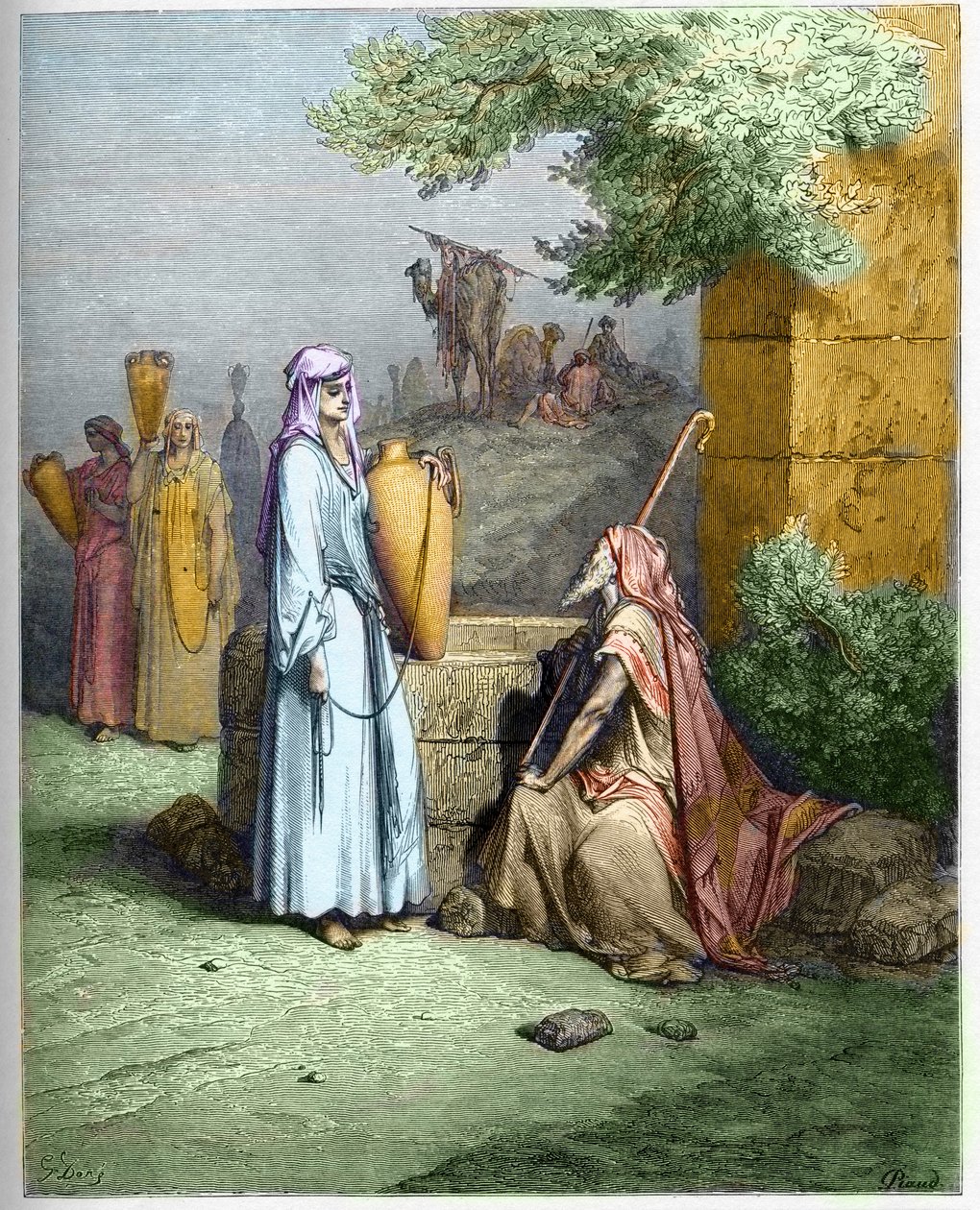 Eliezer ve Rebekah - İbrahim