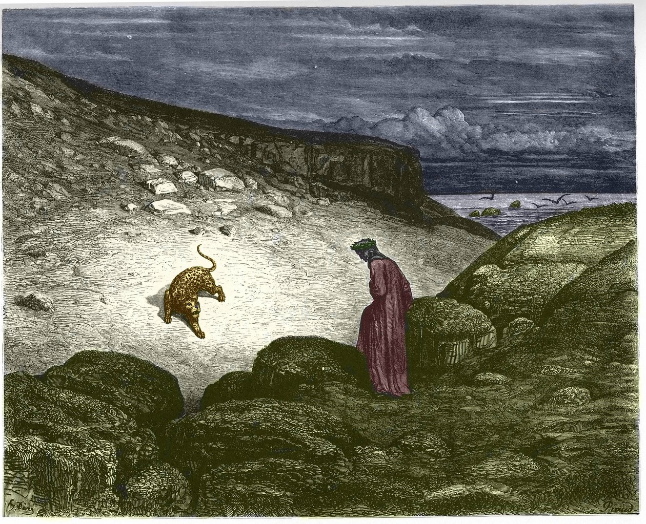 Cehennemin ilk şarkısı, bir panter Dante