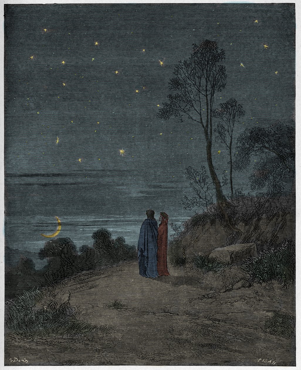 Cehennem, Canto 2: İlk gecenin kararan gökyüzü, Dante Alighieri