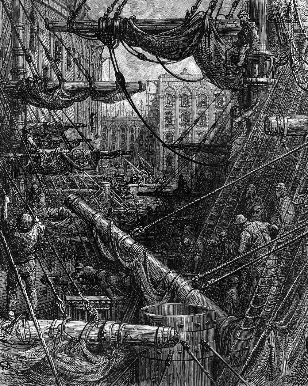 Rıhtımın İçinde, Gustave Doré by Gustave Dore
